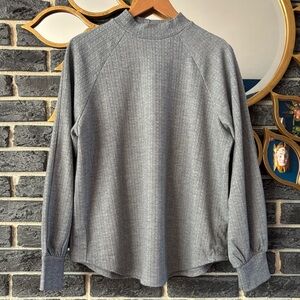 Chic Gray Turtleneck Sweater for Women
